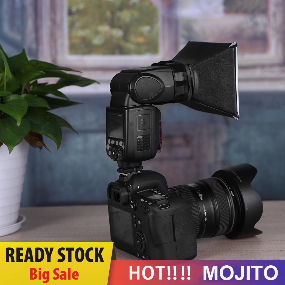 Mojito Softbox Diffuser Lampu Flash Universal 125x100mm Bisa Dilipat Untuk Kamera Dslr