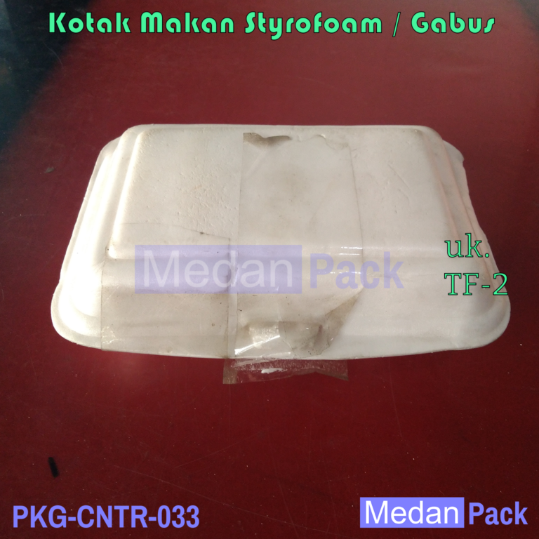 Kotak Makan Styrofoam Gabus Nasi Kecil per 100 pcs