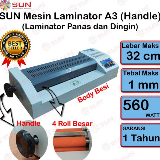 

Hanya Disini] Mesin Laminating Laminator 32 Cm Dengan Handle