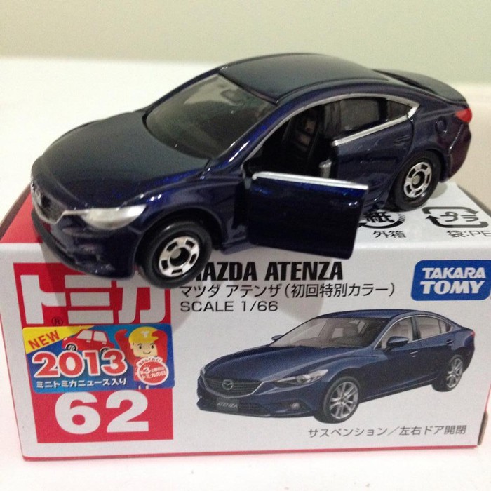 Mazda Atenza no 62 (dark blue) Tomica Takara Tommy