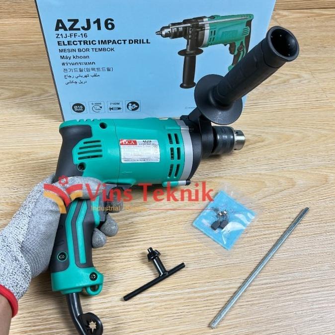 Mesin bor tangan 13mm drill driver AZJ16 DCA AZJ 16 Termurah