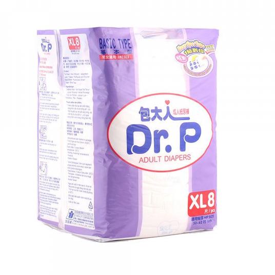 DR.P ADULT DIAPERS BASIC SIZE XL 8 ✔