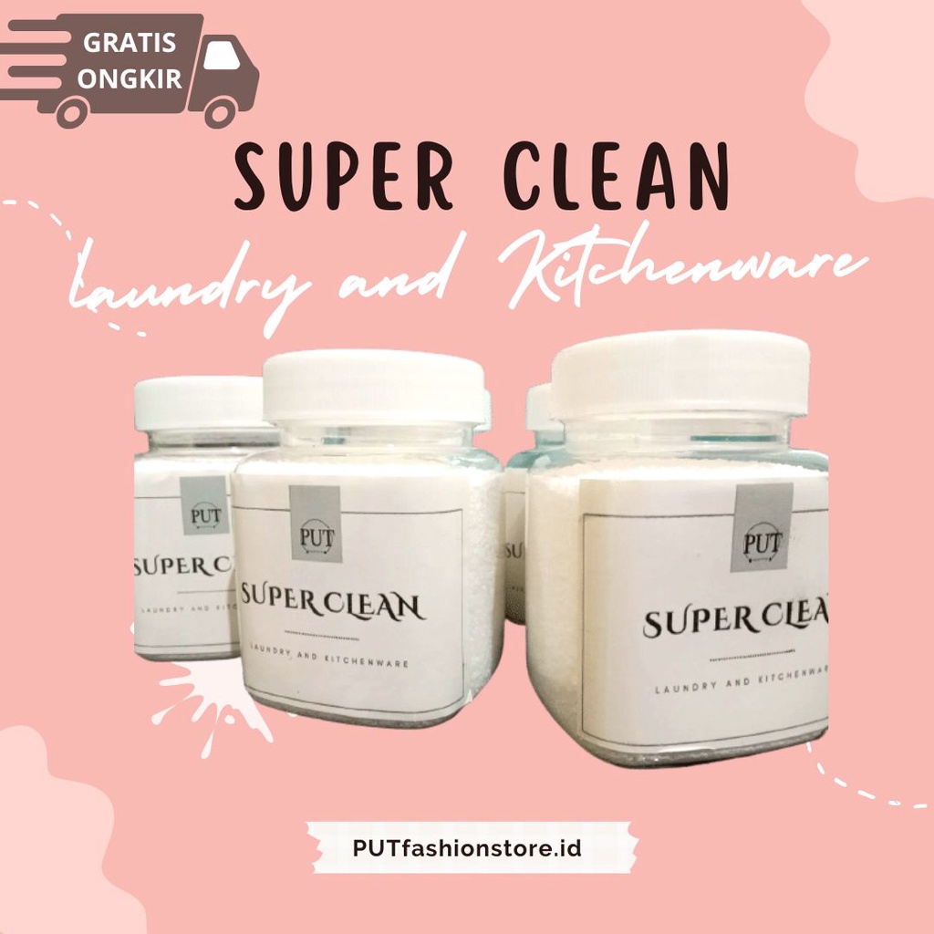COD [ SIAP KIRIM ] Super Clean Pembersih Laundry Peralatan Dapur Masak Oxy Powder Pecarbonate Sodium