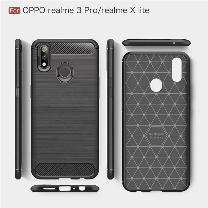 REALME C2 A1K 2 3 3 PRO Silicon Carbon Slim Fit Soft Case Premium