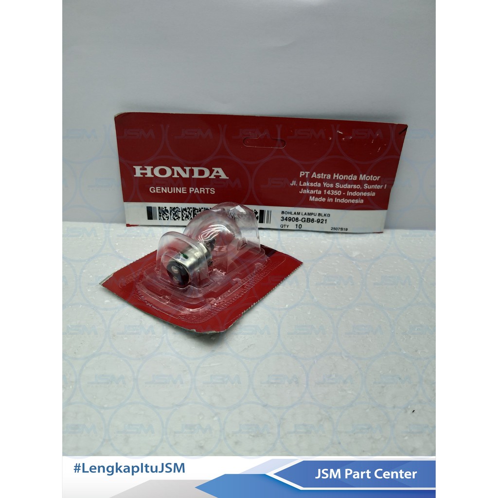 BOLHAM STOP HONDA 34906-GB6-921 LAMPU STOP HONDA ORIGINAL HGP