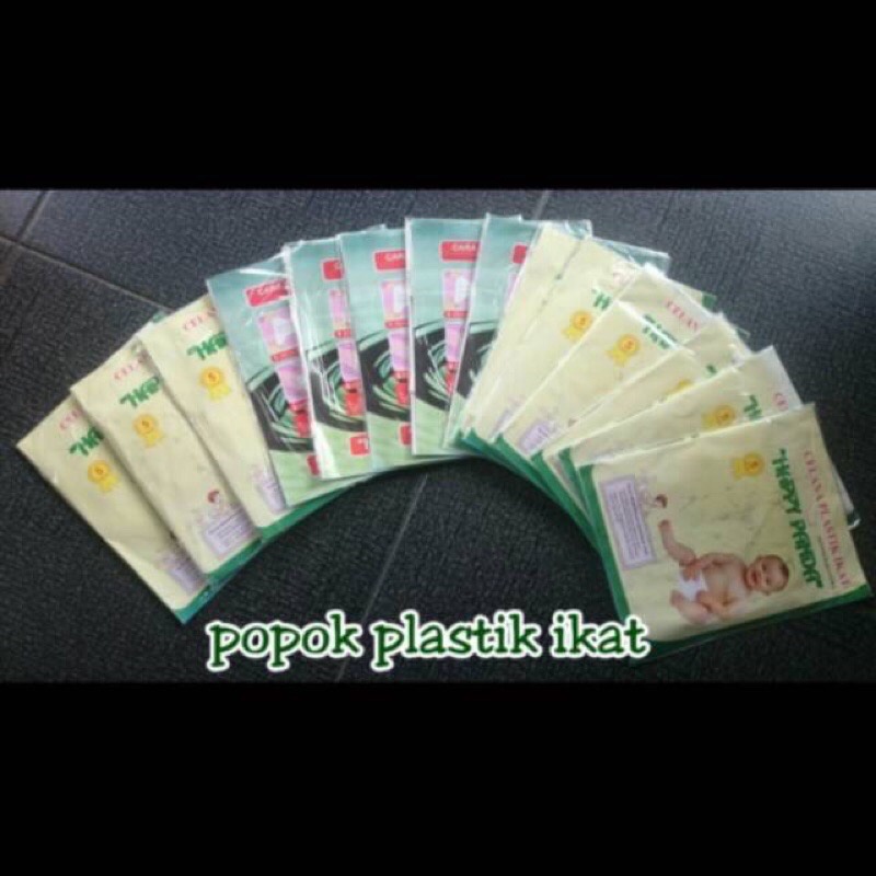 Popok Pelastik Bayi Happy Panda 1pack(berisi 5pcs) POPOK BAYI SEKALI PAKAI 100% AMAN (SNI) TERMURAH