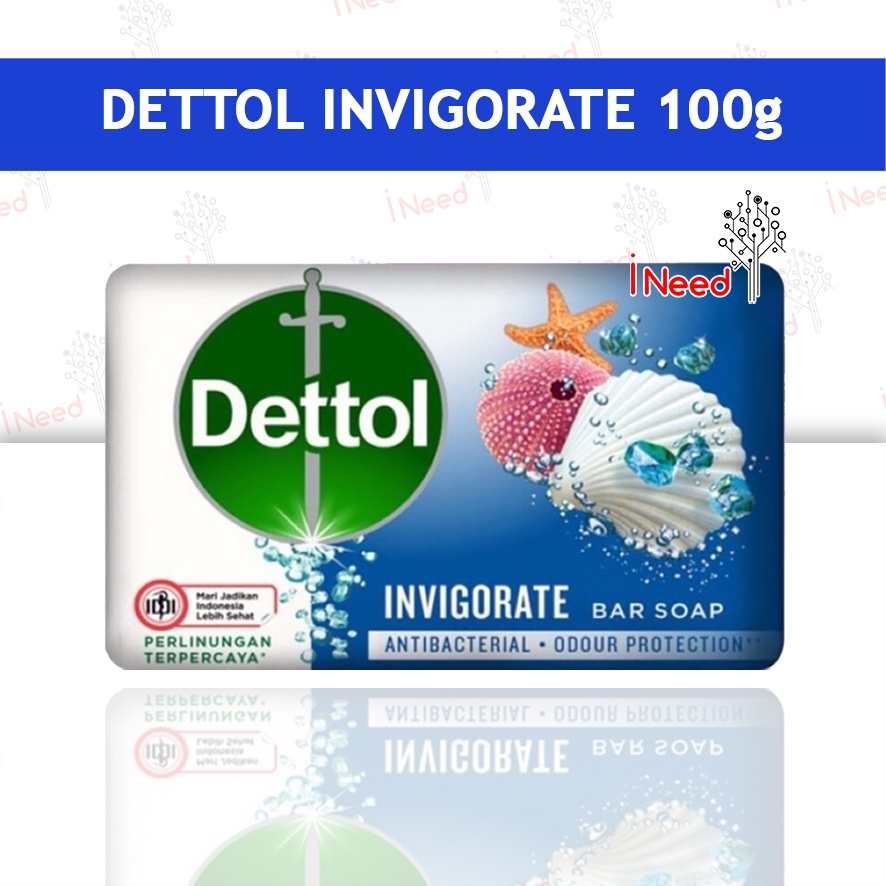 (INEED) (100gr) DETTOL Sabun Mandi Batang | Soap bar 100 gram