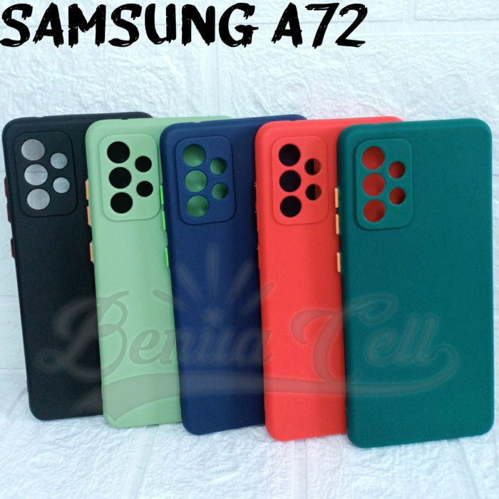 SOFT CASE SAMSUNG A52 A72 - CASE MACARONE SAMSUNG A52 A72 NEW 2021 - SAM