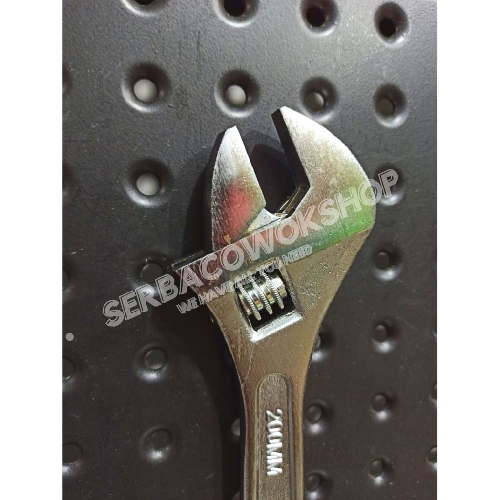 Kenmaster Kunci Inggris 8 Inch Inci Kunci Bago 200 mm Chrome Termurah Berkualitas