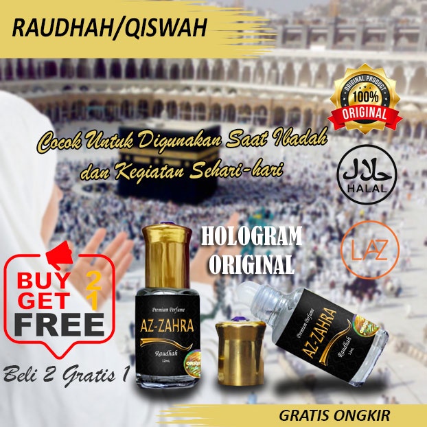 ORIGINAL PARFUM RAUDOH KISWAH ORIGINAL NON ALKOHOL ) - Parfum Raudhah original , Parfum Raudhoh Meka