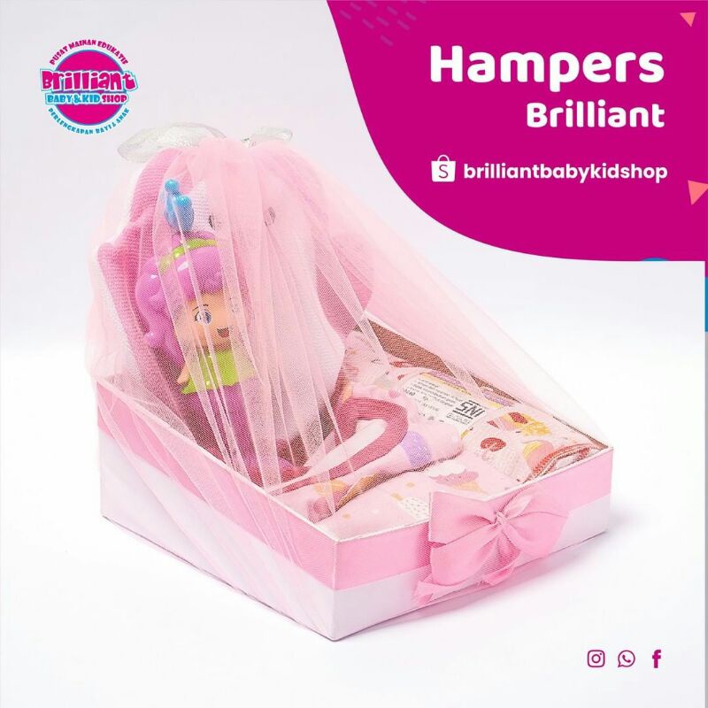 

Hampers Brilliant kado/Hadiah Untuk Bayi Perempuan Newborn
