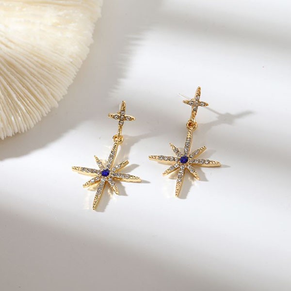 anting bintang s925 diamond star earrings jan259 (1H2)