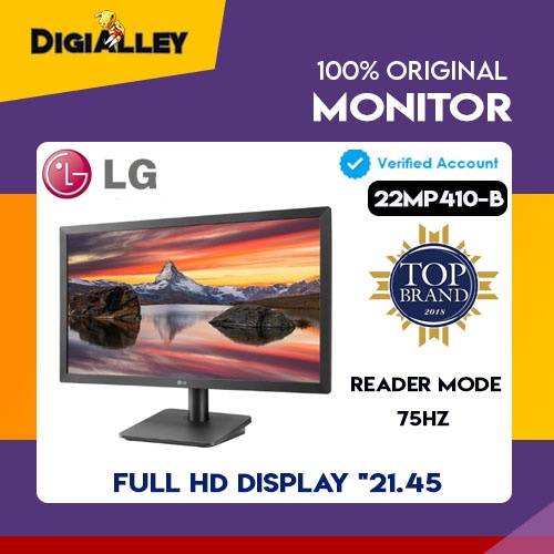 LED Monitor LG 22MP410-B 21.45" VA 75Hz FHD HDMI D-Sub - LG 22MP410