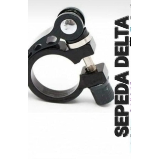 SEAT CLAMP 34.9/31.8MM ALLOY TOSEEK HITAM