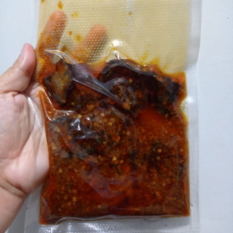 sambal paru /sambal cumi bu mun/150 gram/kemasan jumbo/by reynata.food