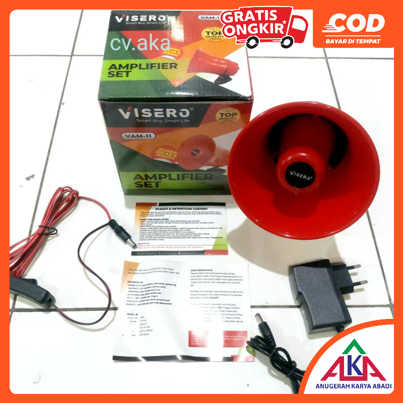 Speaker TOA VISERO Amplifier Set VAM-11 Suara Jernih