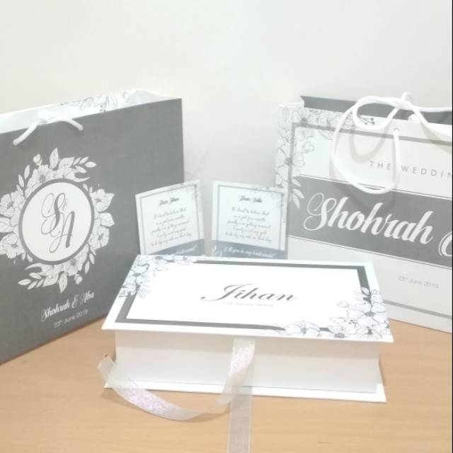PAKET BOX BRIDESMAID (BOX+PAPERBAG+CARD)