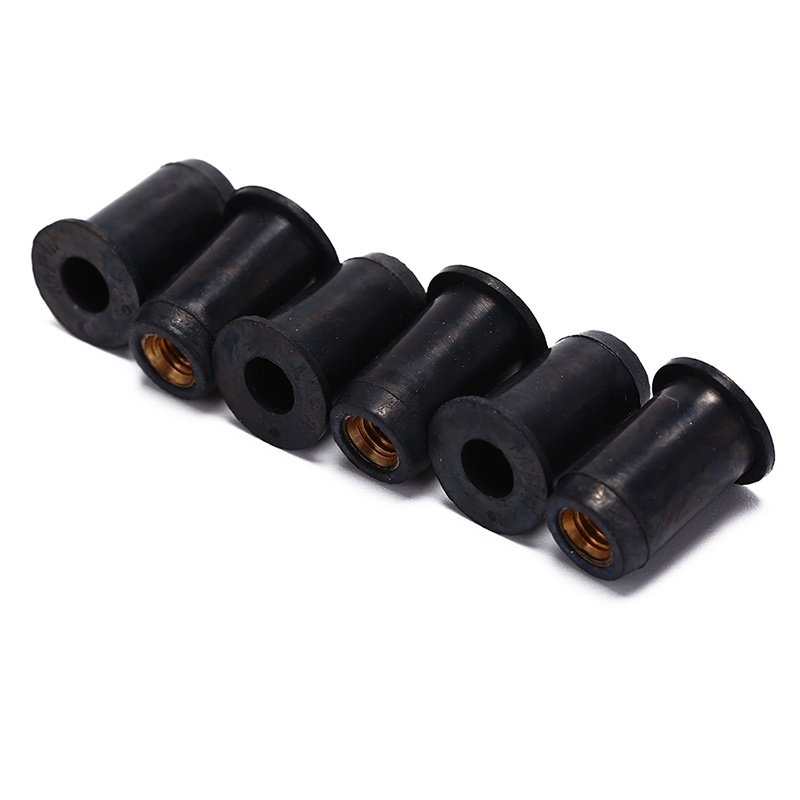 6pcs m6 Pengencang kayak / Perahu Warna Hitam