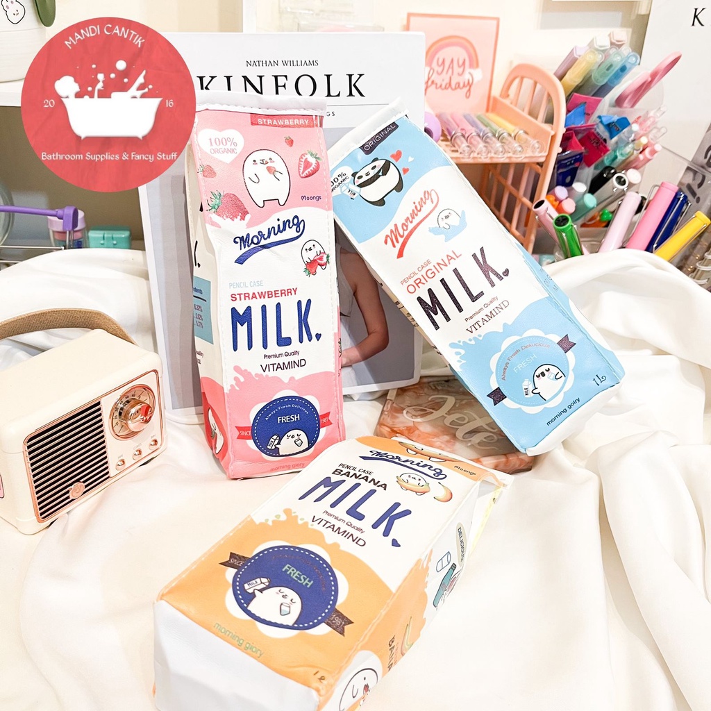 

Kotak pensil susU bahan tebal , tempat pencil , stationery READY JAKARTA COD IMPORT KOREA STATIONERY