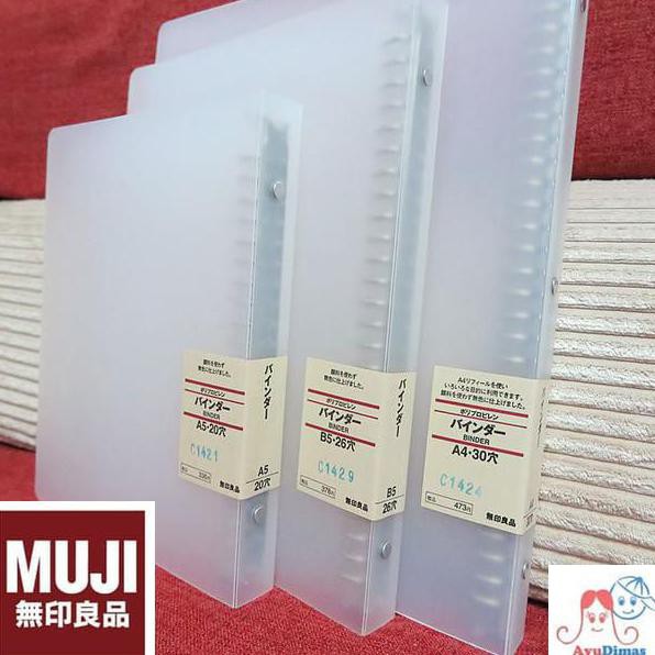 

BISA COD MUJI Files & Folders - PP File Binder - Transparan - B 5 TERJAMIN Kode 378