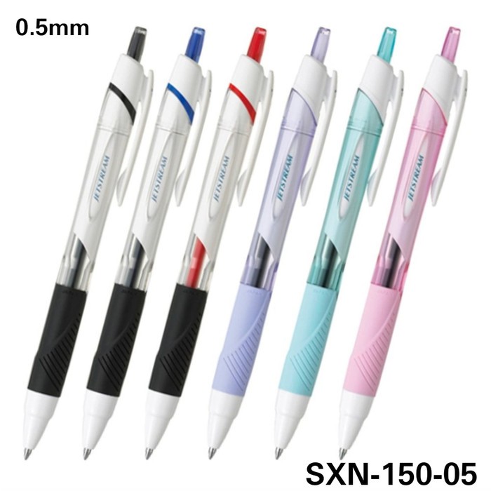 

PULPEN NGEBUUTT!! Uni Jetstream Ballpoint Pen 0.5mm Black Ink - Lavender/ATKProject