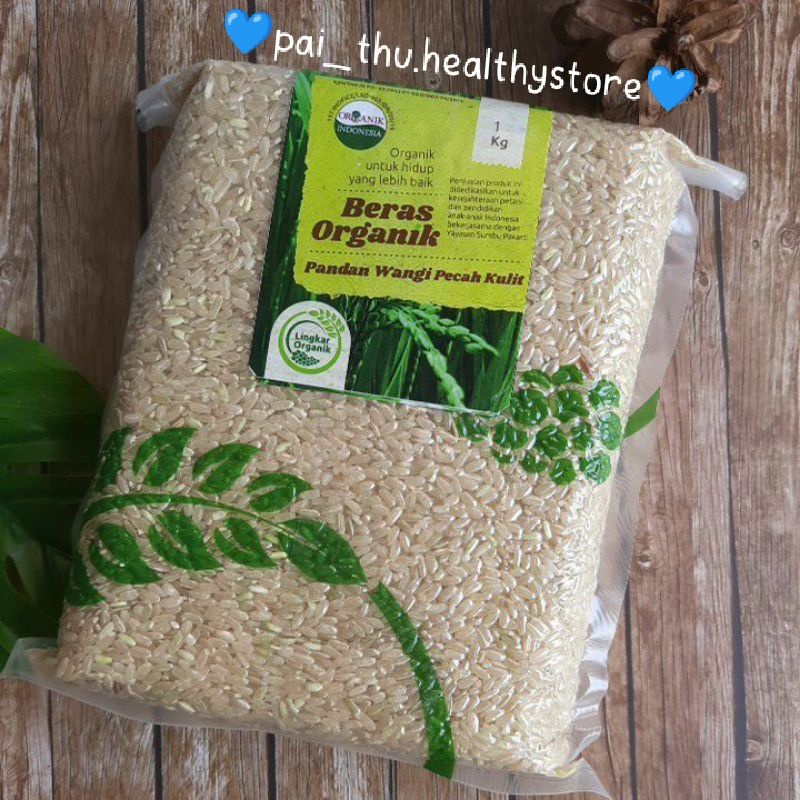 Jual Lingkar Organik Beras Coklat- Brown Rice Organic- Beras Pecah ...