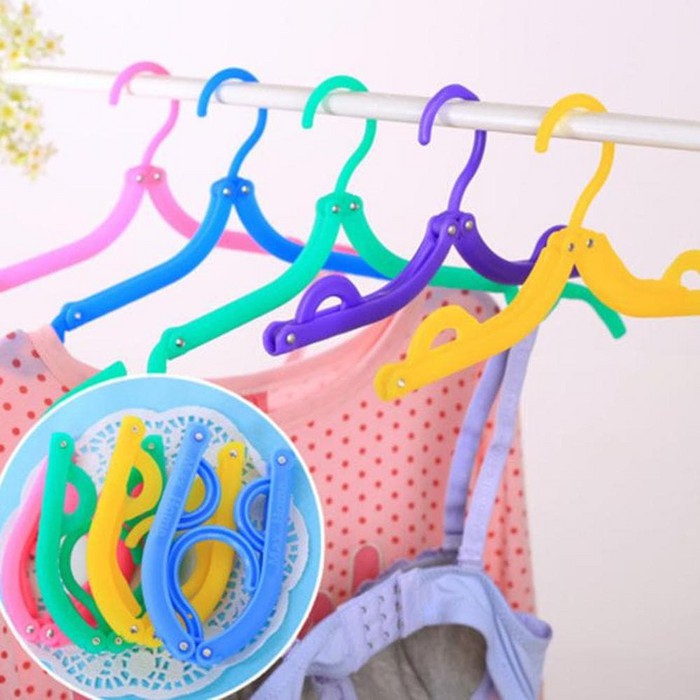 Hanger Baju Lipat Jemuran Portable Laundry / Gantungan jemur baju lipat