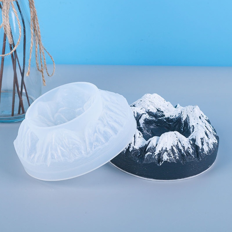 SIY  Small Snow Mountain Ornament Silicone Mould DIY Crafts Jewelry Decorations Making Tool Crystal Epoxy Resin Mold