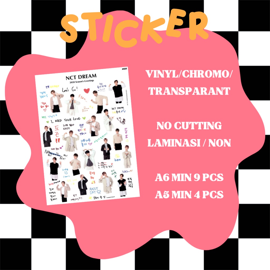 STICKER CUSTOM A6 A5