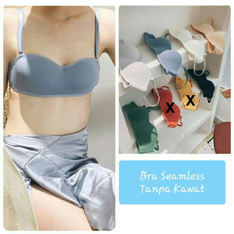 BRA BH SEAMLESS TANPA KAWAT.