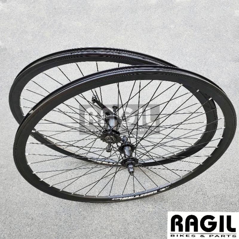 WHEELSET SEPEDA UKURAN 700C 700 UNITED TORPEDO FIXIE BALAP GRAVEL DEPAN / BELAKANG ALLOY RODA WHEEL 