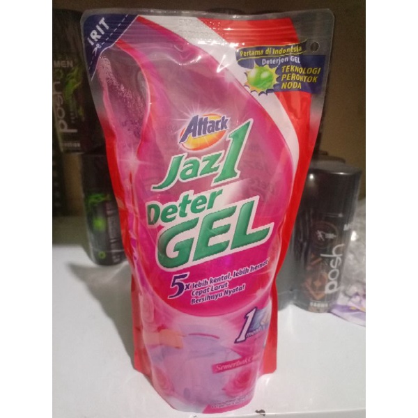 Attack Jaz1 Detergel Semerbak Cinta/ Pesona Segar 750gr GEL