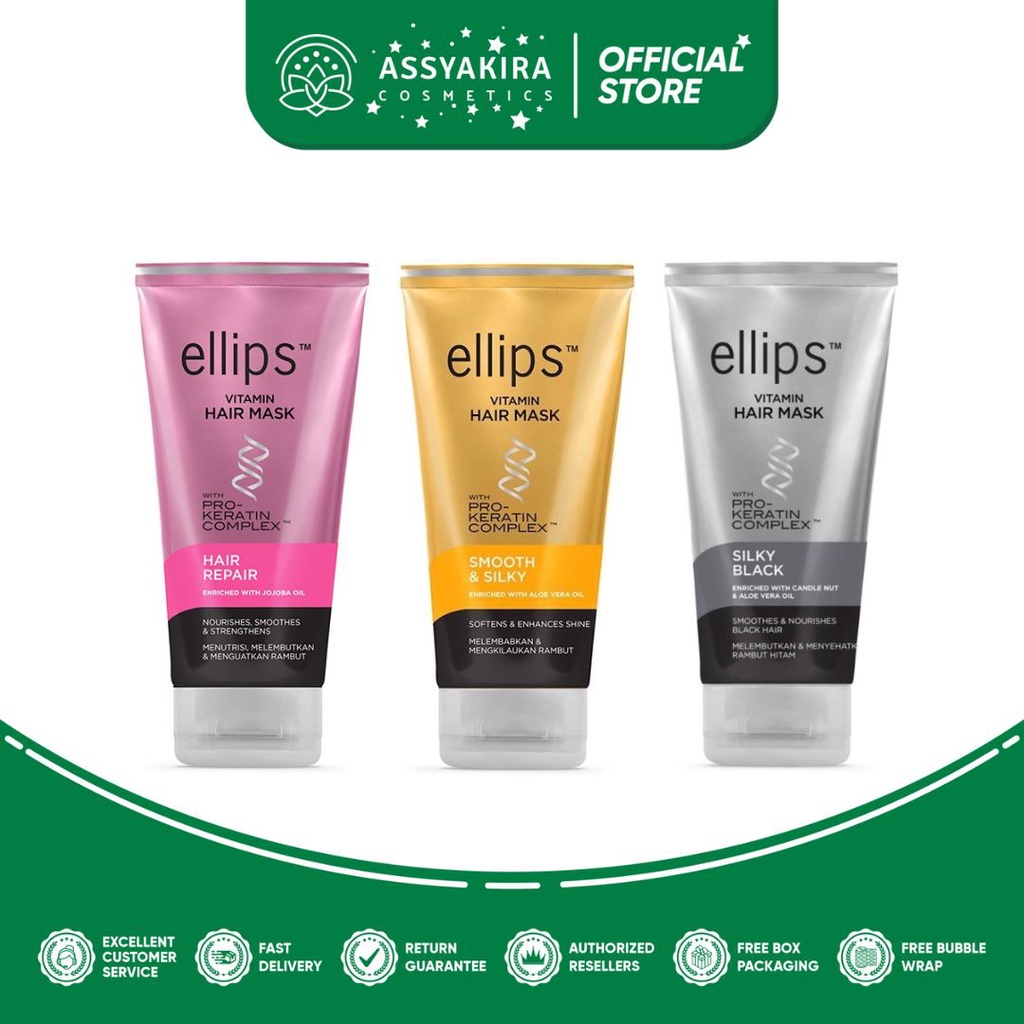 Ellips Vitamin Hair Mask With Pro Keratin Complex Tube 120gr