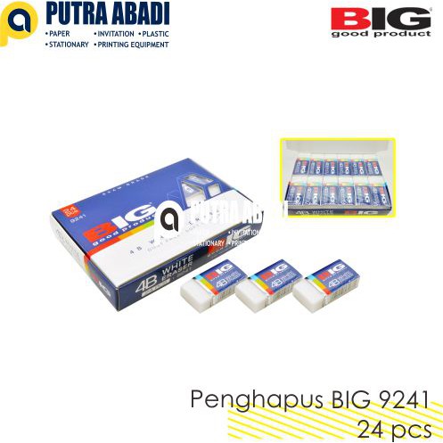 

Lima Pcs Penghapus Pensil BIG 9241 Pencil White Eraser Penghapus Pensil