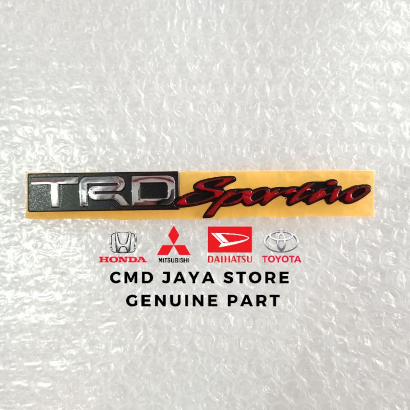 Logo Emblem Tulisan TRD Sportivo Original