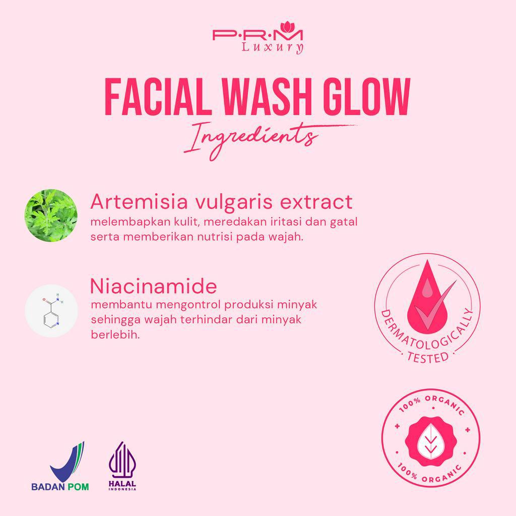 Facial Wash Series GLOW II PRM LUXURY &amp; GLOW LUXURY  BPOM