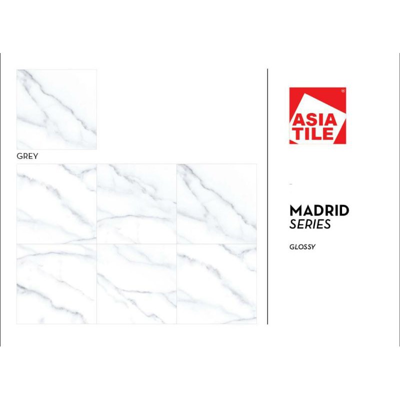 Keramik Lantai Asia Tile Madrid 40x40 KW A Glossy / tekel ubin / Ruang Tamu / kamar tidur