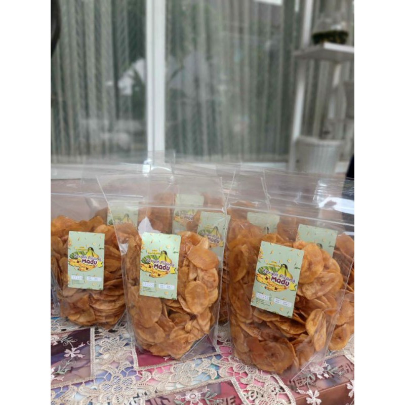 

Keripik Pisang Rasa Madu Kemasan 250 gram