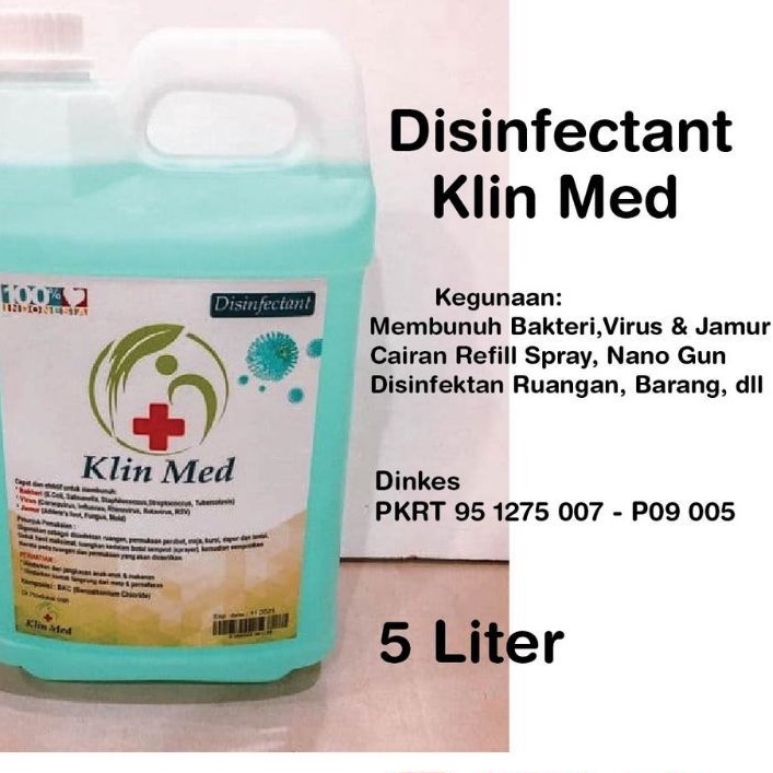 Disinfektan Spray Cairan Antiseptik Nano Spray Gun 5 liter Fogging Liquid-D5