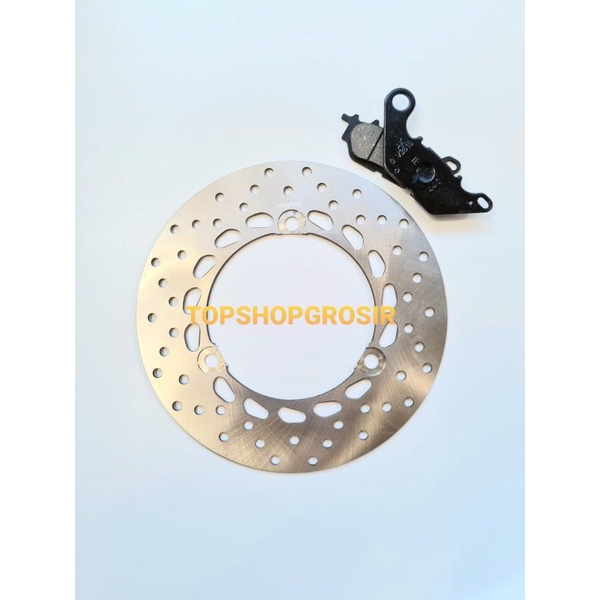 (PAKET) Piringan Piring Disk Cakram + Kampas Disk Pad Depan PCX150/PCX 150 New