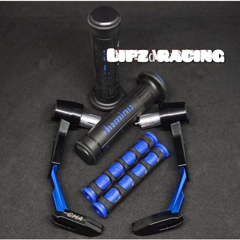 Paket ACC stang proguard robot + hangrip  sisik + karet handle 3in1 Universal