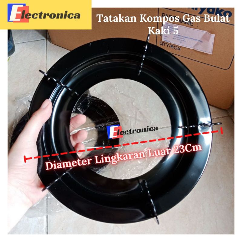 TATAKAN KOMPOR GAS BULAT KAKI 5 / NAMPAN KOMPOR BULAT KAKI 5