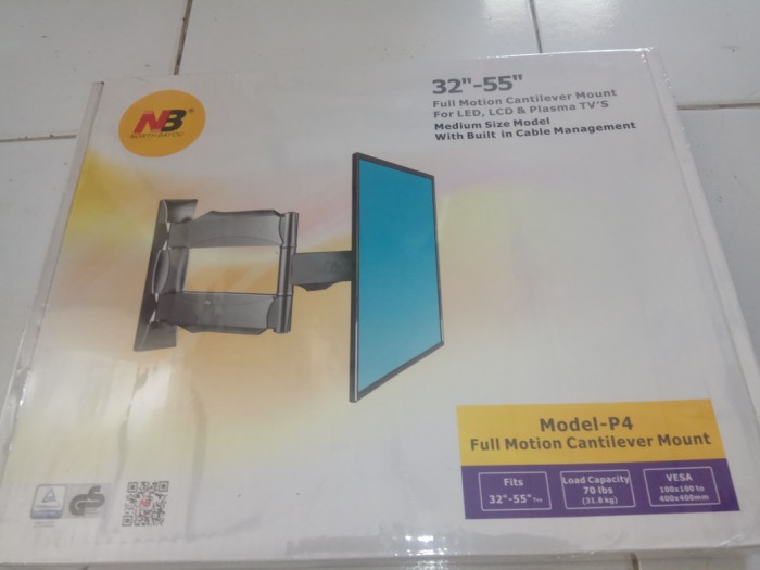 Bracket Lengan LED TV North Bayou P4 32&quot; - 55&quot;