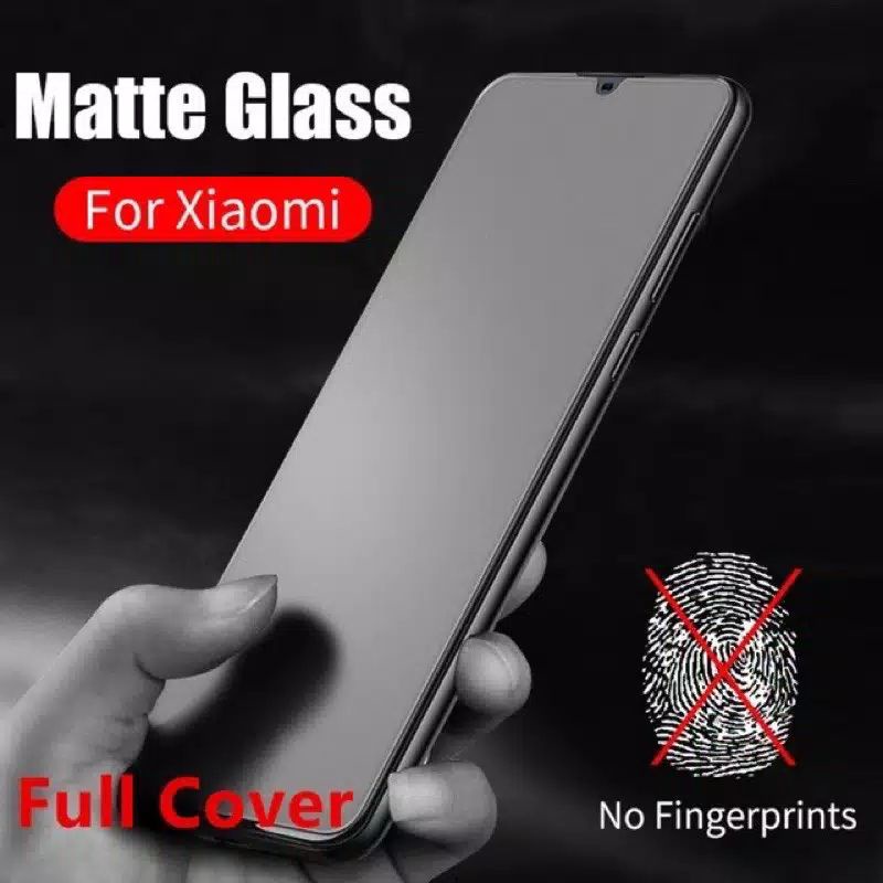 Matte Glass 9H Full Layar Realme C1 C2 C3 C11 C12 C15 C17 C20 C21 C25