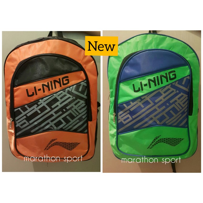 tas raket badminton ransel LINING motif