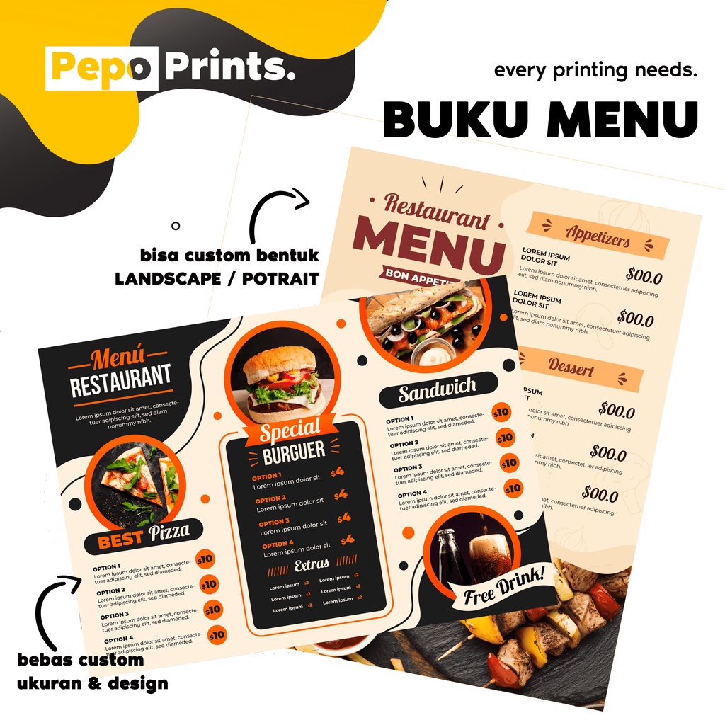 

Pepo - Cetak Menu