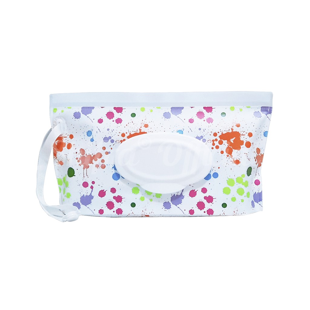 POUCH TISSUE TUTUP TISSUE BASAH MIKA WATERPROOF GAMBAR UNIK SHIFRA