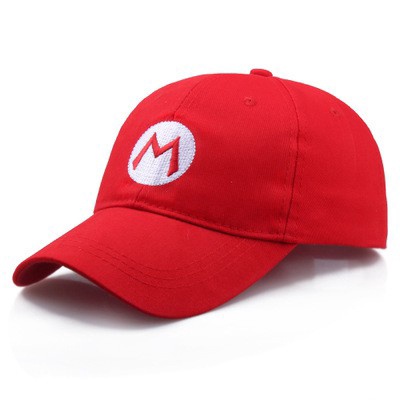 Super Mario Mario gift baseball cap embroidered cotton around cos hat fashion cap for men and  cap for women