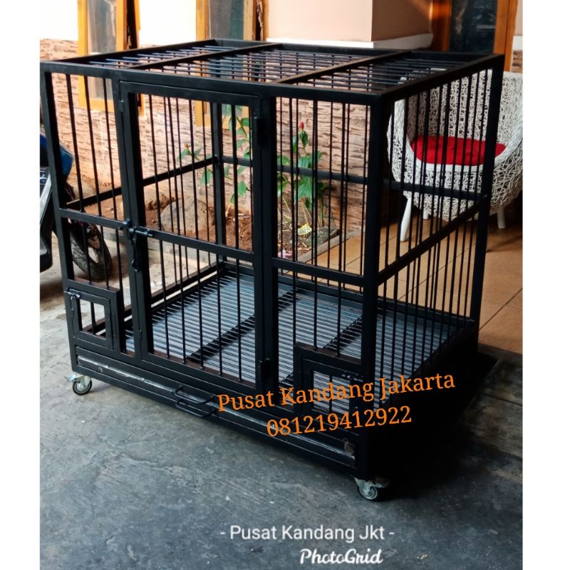 kandang anjing besi