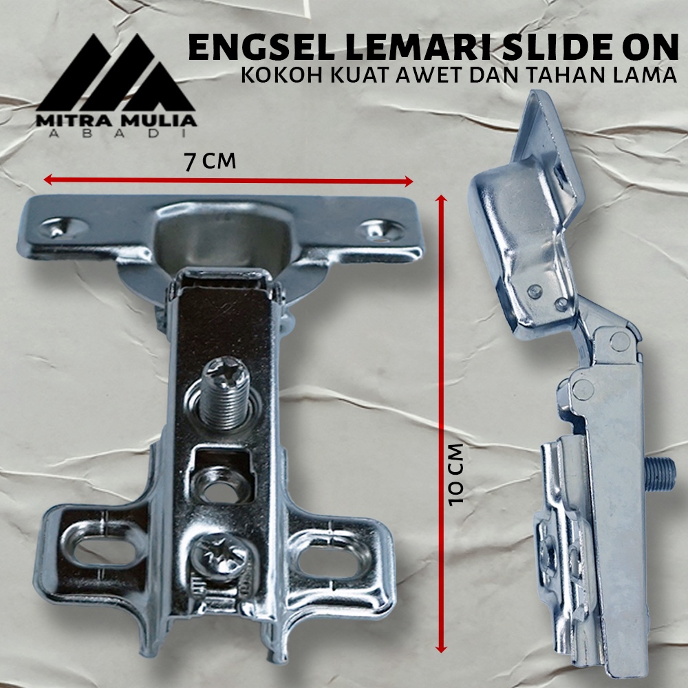 Engsel Lemari HUBEN l Engsel Sendok Lurus Hidrolik